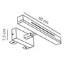 Nordlux Otis 60 [IP44] 2-step lámpara de pared
