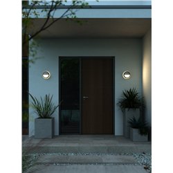 Nordlux Oliver [IP54] Redonda 20 lámpara de pared