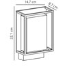 Nordlux Nestor [IP44] lámpara de pared - Outdoor