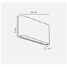 Nordlux Kinver 26 [IP54] lámpara de pared - Outdoor
