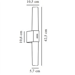 Nordlux Helva Double Basic [IP44] lámpara de pared