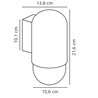 Nordlux Heka [IP44] lámpara de pared - Outdoor