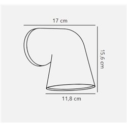 Nordlux Front Single [IP44] lámpara de pared - Outdoor