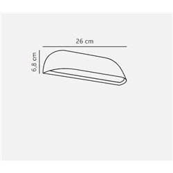 Nordlux Front 26 [IP44] lámpara de pared - Outdoor