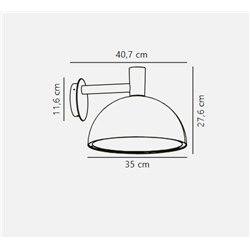 Nordlux Arki 35 [IP54] lámpara de pared - Outdoor