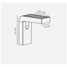 Nordlux Alya Solar Sensor [IP44] lámpara de pared - Outdoor