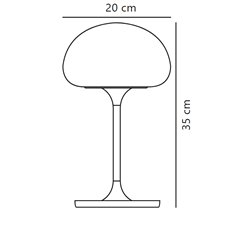 Nordlux Sponge On A 16 [IP65] 3-step Dim Battery Lámpara de mesa - Outdoor