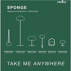 Nordlux Sponge 34 [IP65] 3-step Dim Battery Lámpara de mesa