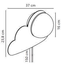 Nordlux Skyku lámpara de pared