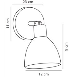 Nordlux Ray 12 lámpara de pared