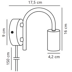 Nordlux Paco lámpara de pared