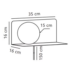 Nordlux Lilibeth 35 lámpara de pared