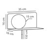 Nordlux Lilibeth 35 lámpara de pared