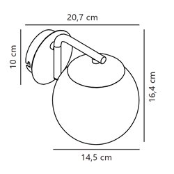 Nordlux Grant 15 lámpara de pared