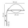 Nordlux Freya 25 lámpara de pared