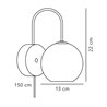 Nordlux Franca 13 lámpara de pared