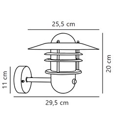 Nordlux Agger Sensor [IP54] lámpara de pared - Outdoor