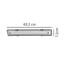 Nordlux WORKS LED 60 [IP65] lámpara de techo