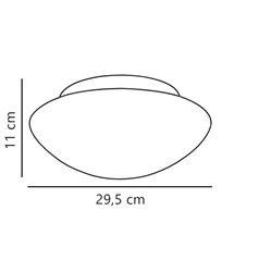 Nordlux Ufo Maxi 29 [IP44] lámpara de techo