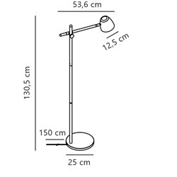 Nordlux Theo 13 lámpara de piso
