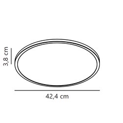 Nordlux Oja 42 SENSOR [IP54] lámpara de techo