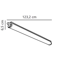 Nordlux Oakland 120 [IP65] lámpara de techo