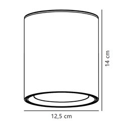 Nordlux Landon [IP44] 3-step Dim Long lámpara de techo