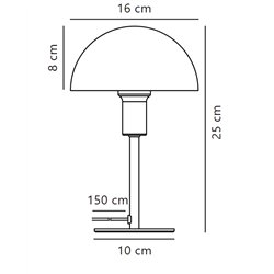 Nordlux Ellen Mini 16 Lámpara de mesa