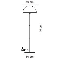 Nordlux Ellen 40 lámpara de piso