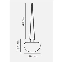 Nordlux Sponge 20 [IP65] 3-step Dim Battery lámpara de suspensión - Outdoor