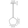 Nordlux Orbiform 23 lámpara de suspensión