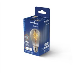 Nordlux A60 Smart Filament ahumado Deco espiral