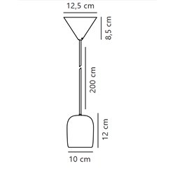 Nordlux Notti 10 lámpara de suspensión