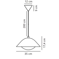 Nordlux Freya 35 lámpara de suspensión