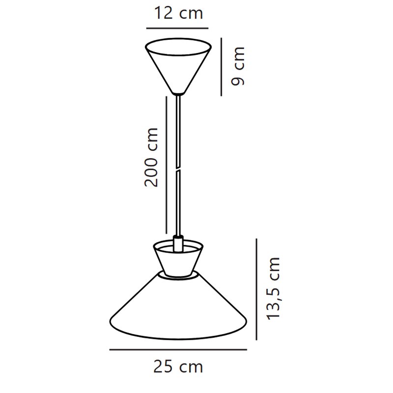 Nordlux Dial 25 lámpara de suspensión