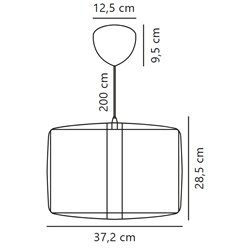 Nordlux Cardine 35 lámpara de suspensión