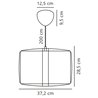 Nordlux Cardine 35 lámpara de suspensión