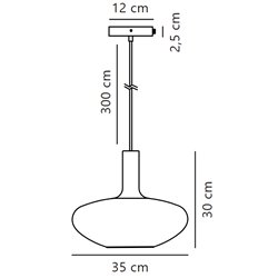 Nordlux Alton 35 lámpara de suspensión