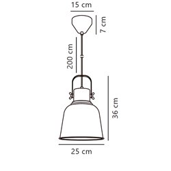 Nordlux Adrian 25 lámpara de suspensión