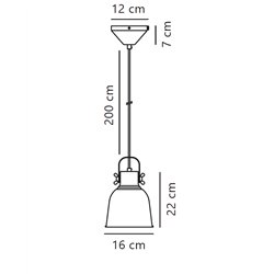Nordlux Adrian 16 lámpara de suspensión
