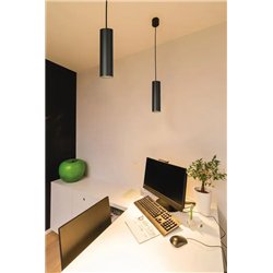 TAL FUNNEL SUSPENSION 240 CI MAINS DIMM lámpara de suspensión - 2700K - Negro - Outlet