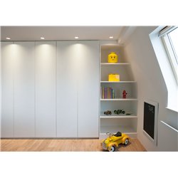 Wever & Ducré DEEP ASYM ADJUST CEILING REC 1.0 LED lugar empotrado
