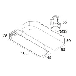 Delta Light EMERGENCY UNIT 7W / 1h + LED INDICATOR HOLDER