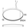 Delta Light SUPERLOOP PLUS HC 90 MDL lámpara de suspensión
