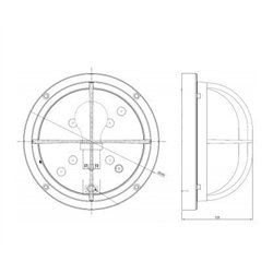 Tekna NAUTIC CAPE CORNWALL lámpara de pared / lámpara de techo