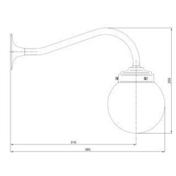 Tekna NAUTIC CLOVELLY lámpara de pared