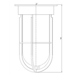 Tekna NAUTIC DOCKLIGHT CEILING lámpara de techo