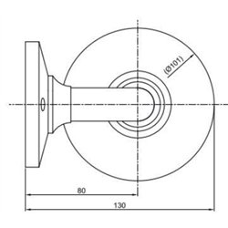 Tekna NAUTIC DOCKLIGHT WALL lámpara de pared