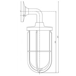 Tekna NAUTIC DOCKLIGHT WALL lámpara de pared