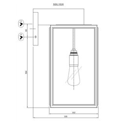 Tekna NAUTIC ILFORD WALL-C lámpara de pared